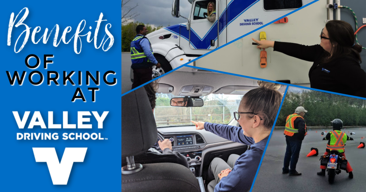 Benefits of Working at Valley Driving School